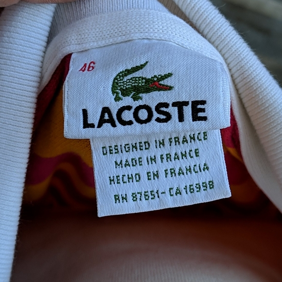 Vintage Lacoste Stripe Long-sleeve Shirt - Picture 5 of 6